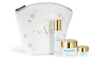 Veido priežiūros rinkinys Valmont Prime Renewing Pack Discovery Set, moterims: veido kremas Prime Renewing Pack, 30 ml + veido kremas Prime B Cellular, 15 ml + paakių kremas Prime Contour, 5 ml + kosmetinė kaina ir informacija | Veido kremai | pigu.lt