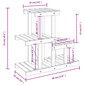 Gėlių stovas vidaXL, 58x25x51cm kaina ir informacija | Gėlių stovai, vazonų laikikliai | pigu.lt