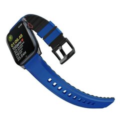 UNIQ pasek Linus Apple Watch Series 1|2|3|4|5|6|7|8|SE|SE2|Ultra 42|44|45|49mm Airosoft Silicone niebieski|racing blue цена и информация | Аксессуары для смарт-часов и браслетов | pigu.lt