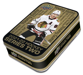 Ledo ritulio kortelės Upper Deck Series Two 2021/2022 Tin Box, 67 vnt. kaina ir informacija | Kolekcinės kortelės | pigu.lt