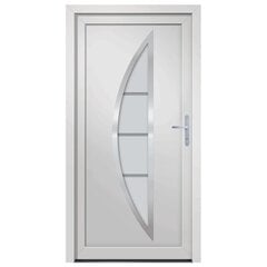 vidaXL Priekinės durys baltos spalvos 98x190cm 3187868 kaina ir informacija | Vidaus durys | pigu.lt