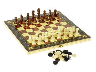 Шахматы, шашки, нарды из дерева цена и информация | Настольные игры, головоломки | pigu.lt