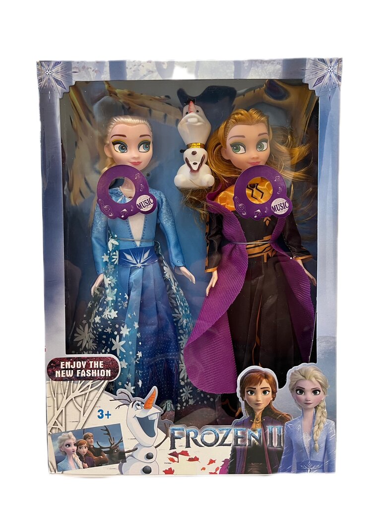 Dainuojančios lėlės Elza ir Ana iš Disney Frozen (Ledo šalis) цена и информация | Žaislai mergaitėms | pigu.lt