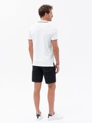 Polo marškinėliai vyrams V4 S1635-51468-XXL, balti kaina ir informacija | Vyriški marškinėliai | pigu.lt