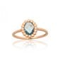 Auksinis žiedas moterims Diamond Sky Sicily kaina ir informacija | Žiedai | pigu.lt