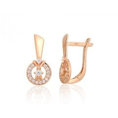 Auksiniai auskarai moterims Diamond Sky Victoria DS02A578 kaina ir informacija | Auskarai | pigu.lt