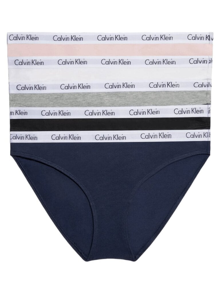 Calvin Klein kelnaitės moterims 545664434, įvairių spalvų, 5vnt. цена и информация | Kelnaitės | pigu.lt