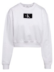 CALVIN KLEIN Lounge Sweatshirt White 545664539 цена и информация | Женские кофты | pigu.lt