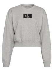 CALVIN KLEIN Lounge Sweatshirt Grey Heather 545664682 цена и информация | Женские кофты | pigu.lt