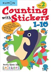 Counting with Stickers 1-10 kaina ir informacija | Knygos mažiesiems | pigu.lt