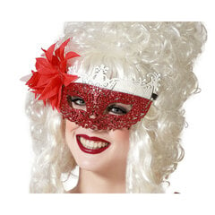 Venecijos kaukė, raudona kaina ir informacija | Karnavaliniai kostiumai | pigu.lt