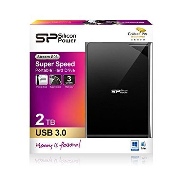 Silicon Power SP020TBPHDS03S3K kaina ir informacija | Išoriniai kietieji diskai (SSD, HDD) | pigu.lt