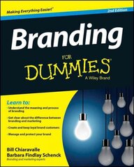 Branding For Dummies 2nd edition цена и информация | Книги по экономике | pigu.lt