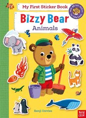 Bizzy Bear: My First Sticker Book Animals kaina ir informacija | Knygos mažiesiems | pigu.lt