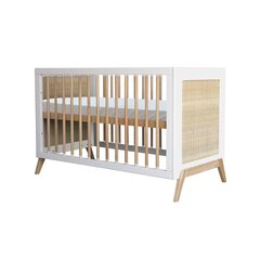 Kūdikio lova Marelia Evolutive, 60 x 120 cm, balta kaina ir informacija | Kūdikių lovytės | pigu.lt