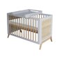 Kūdikio lova Marelia Evolutive, 60 x 120 cm, šviesiai pilka kaina ir informacija | Kūdikių lovytės | pigu.lt