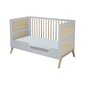 Vaikiška lova Marelia Multi-Evolutive Bed Rattan, 70 x 140 cm, šviesiai pilka kaina ir informacija | Kūdikių lovytės | pigu.lt