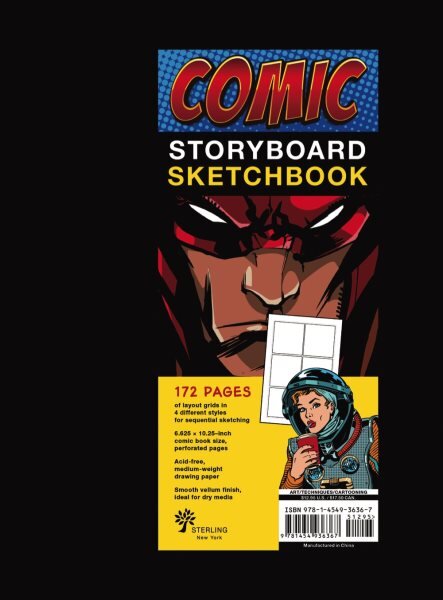 Comic Storyboard Sketchbook цена и информация | Knygos apie sveiką gyvenseną ir mitybą | pigu.lt