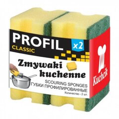 Virtuvinės kempinėlės, 2 vnt. цена и информация | Инвентарь для уборки и принадлежности | pigu.lt