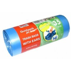 Quickpack šiukšlių maišai, 35L, 26vnt цена и информация | Мусорные пакеты | pigu.lt