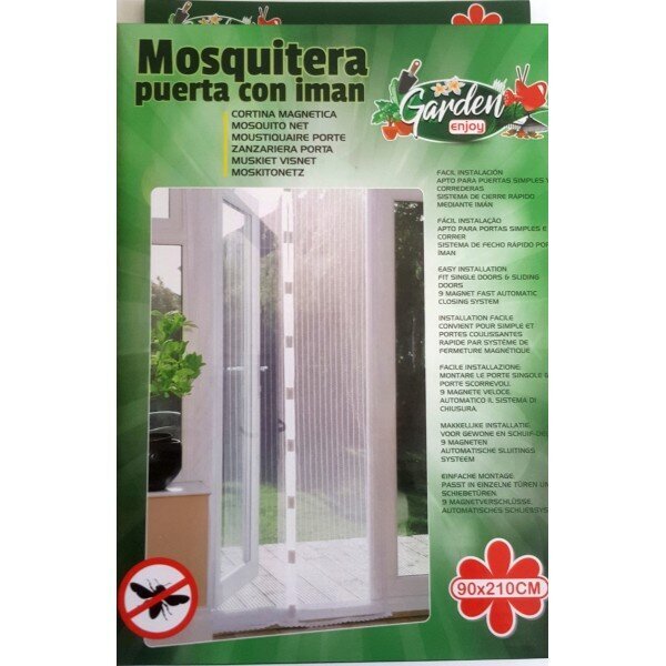 Apsauginis durų tinklelis nuo vabzdžių, 210x90 cm kaina ir informacija | Tinkleliai nuo vabzdžių | pigu.lt