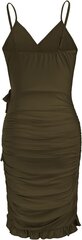 Платье женское трикотажное LIUMILAC, зеленое цена и информация | Платья | pigu.lt