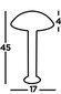 Lauko šviestuvas Searchlight Mushroom, 7264-450 kaina ir informacija | Lauko šviestuvai | pigu.lt