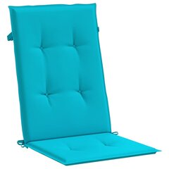 Kėdės pagalvėlės vidaXL, mėlynos цена и информация | Подушки, наволочки, чехлы | pigu.lt