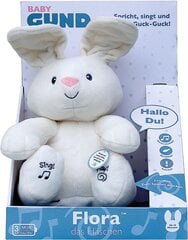 Gund Flora, The Singing and Speaking Bunny - играет с ушами - немецкий, около 30 см, с 10 месяцев цена и информация | Игрушки для малышей | pigu.lt
