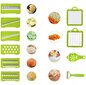 Dicer daržovių pjaustyklė, pilka kaina ir informacija | Virtuvės įrankiai | pigu.lt