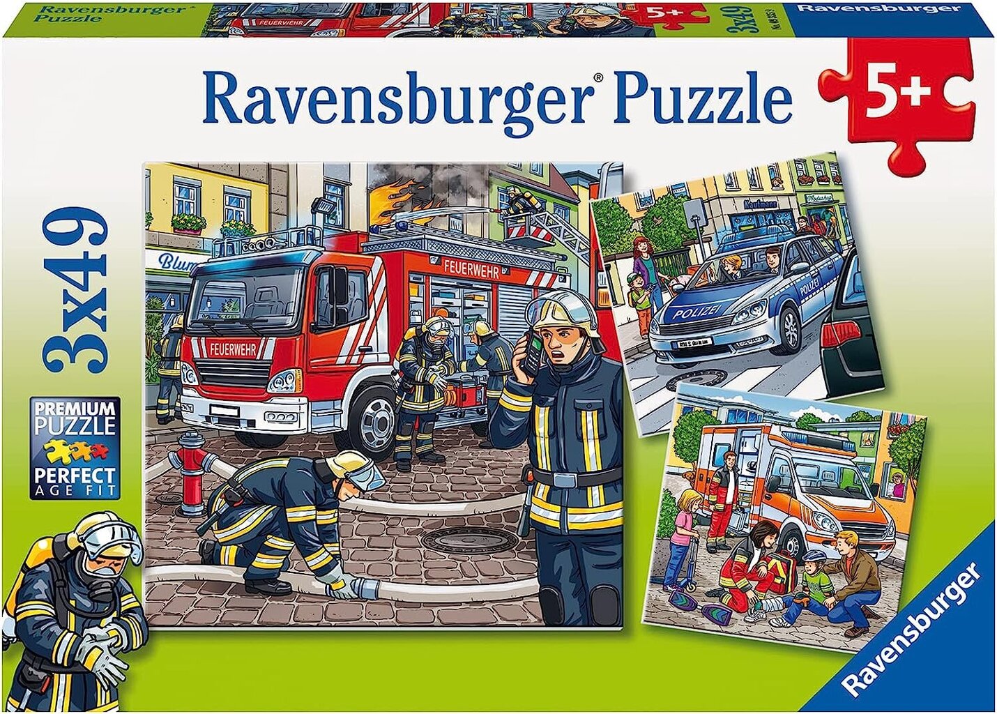 Dėlionių rinkinys Ravensburger Kinder, 3 vnt., 49 d. kaina ir informacija | Dėlionės (puzzle) | pigu.lt