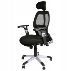 Biuro kėdė Giosedio BSZ004, juoda kaina ir informacija | Biuro kėdės | pigu.lt