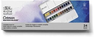 Akvarelė Winsor & Newton, 24 spalvos kaina ir informacija | Piešimo, tapybos, lipdymo reikmenys | pigu.lt