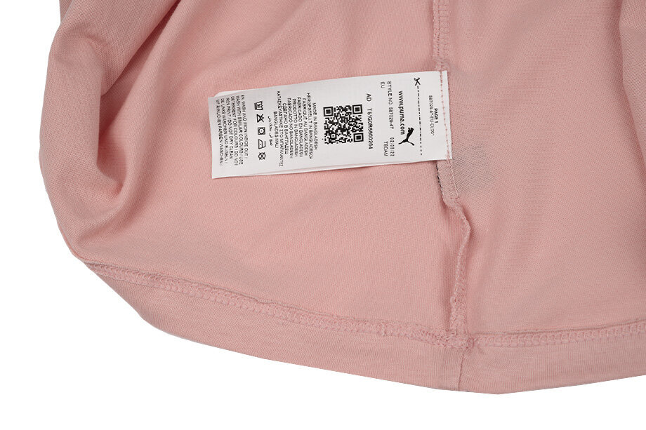 Marškinėliai PUMA ESS Logo Tee G mergaitėms, rožiniai kaina ir informacija | Marškinėliai mergaitėms | pigu.lt