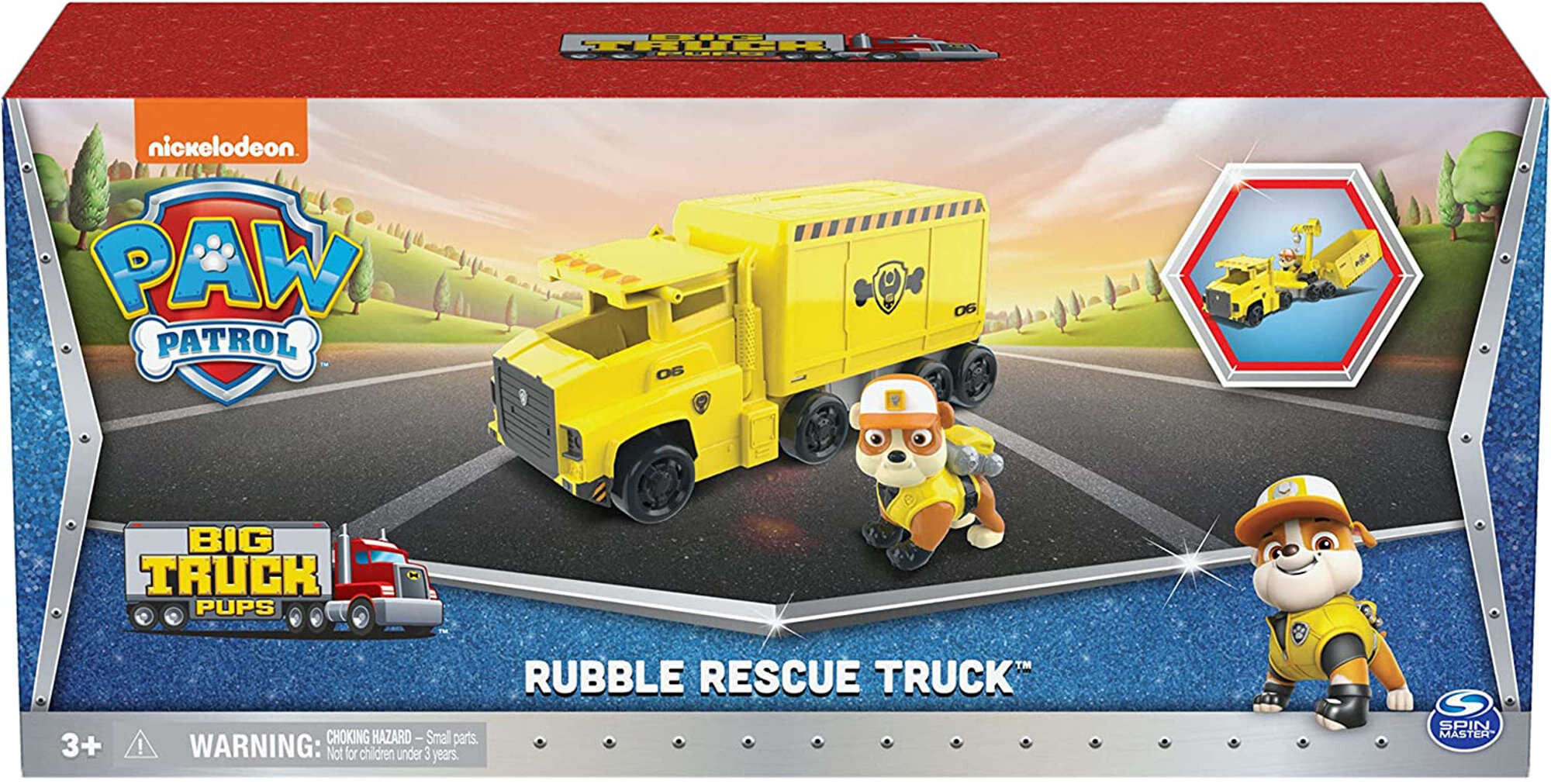 Interaktyvi X-Treme Truck 2-in-1 Paw Patrol + Rubble figūrėlė kaina ir informacija | Žaislai berniukams | pigu.lt