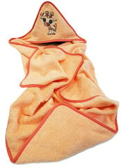 Детское полотенце с капюшоном Giraffe, кораловый цвет цена и информация | Полотенца | pigu.lt