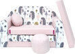 Vaikiška sofa Welox, rožinė kaina ir informacija | Vaikiški sėdmaišiai, foteliai, pufai | pigu.lt