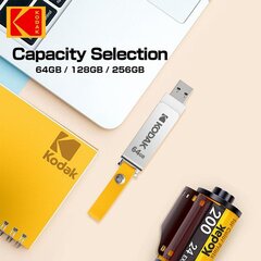 Kodak USB stick Pen Drive USB 3.1 256GB K133 Metal цена и информация | USB накопители | pigu.lt