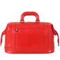 Natūralios odos kelioninis krepšys, raudonas kaina ir informacija | Lagaminai, kelioniniai krepšiai | pigu.lt