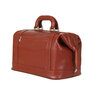 Kelioninis krepšys iš natūralios odos, rudas цена и информация | Lagaminai, kelioniniai krepšiai | pigu.lt
