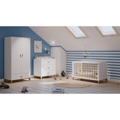 Kūdikio lova Naia Evolutive, 60 x 120 cm, balta kaina ir informacija | Kūdikių lovytės | pigu.lt
