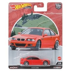 Automodelis BMW M3 Hot Wheels, raudonas kaina ir informacija | Žaislai berniukams | pigu.lt