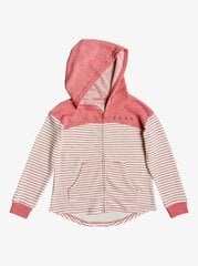 Megztinis su gobtuvu mergaitėms Roxy ERGFT03293-STRIPE, rožinis kaina ir informacija | Megztiniai, bluzonai, švarkai berniukams | pigu.lt