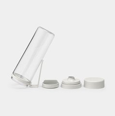 Бутылка для воды с ситечком Make & Take - Light Grey цена и информация | Фляга | pigu.lt