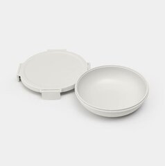 Контейнер-тарелка для обедов Make & Take - Light Grey цена и информация | Посуда для хранения еды | pigu.lt