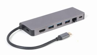 Gembird A-CM-COMBO5-05 USB-C цена и информация | Адаптеры, USB-разветвители | pigu.lt