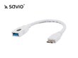 SAVIO ADAPTER USB OTG - MICRO USB CL-87 kaina ir informacija | Išmaniųjų (Smart TV) ir televizorių priedai | pigu.lt