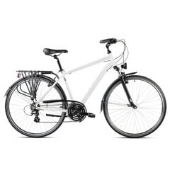 Kalnų dviratis Romet 3887A, 28", baltas kaina ir informacija | Dviračiai | pigu.lt