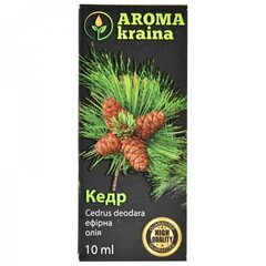 Kedro eterinis aliejus Aroma Kraina, 10 ml kaina ir informacija | Eteriniai, kosmetiniai aliejai, hidrolatai | pigu.lt