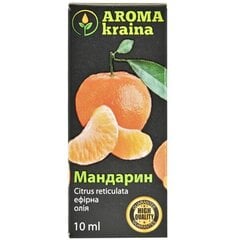 Mandarinų eterinis aliejus Aroma Kraina, 10 ml цена и информация | Эфирные, косметические масла, гидролаты | pigu.lt